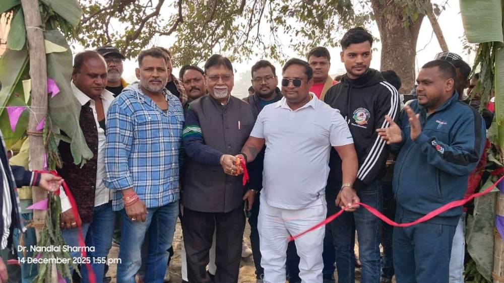 टिकरी बनारस ने सीजन 4 कबड्डी का उद्घाटन मैच जीता   सतपोखरी में मिनी स्टेडियम चुनार को 5-3 से हराया